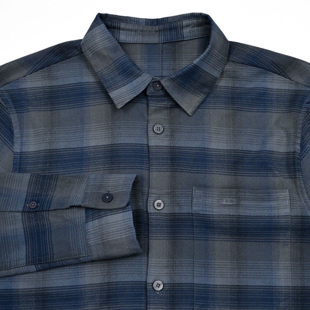 Men's Lululemon Masons Peak L/S Flannel Button Up Shirt Small Preppy Casual